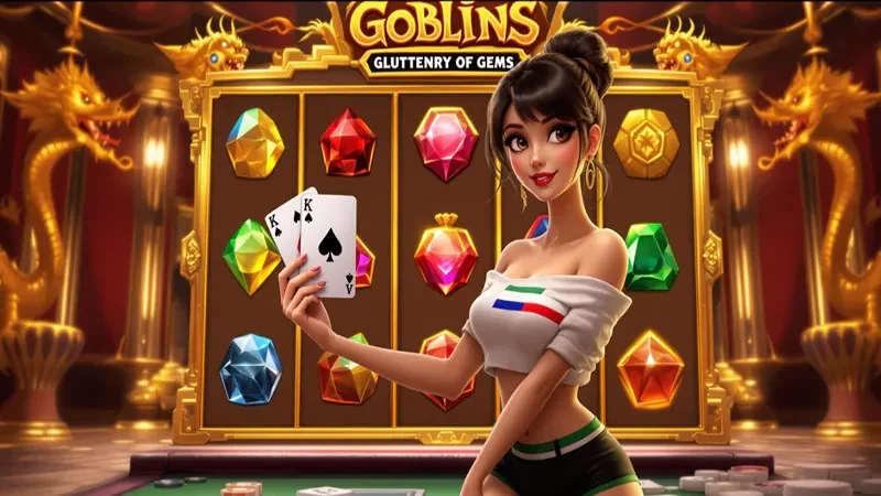 วงล้อเกมสล็อตพร้อมสัญลักษณ์ไวลด์และสแกตเทอร์